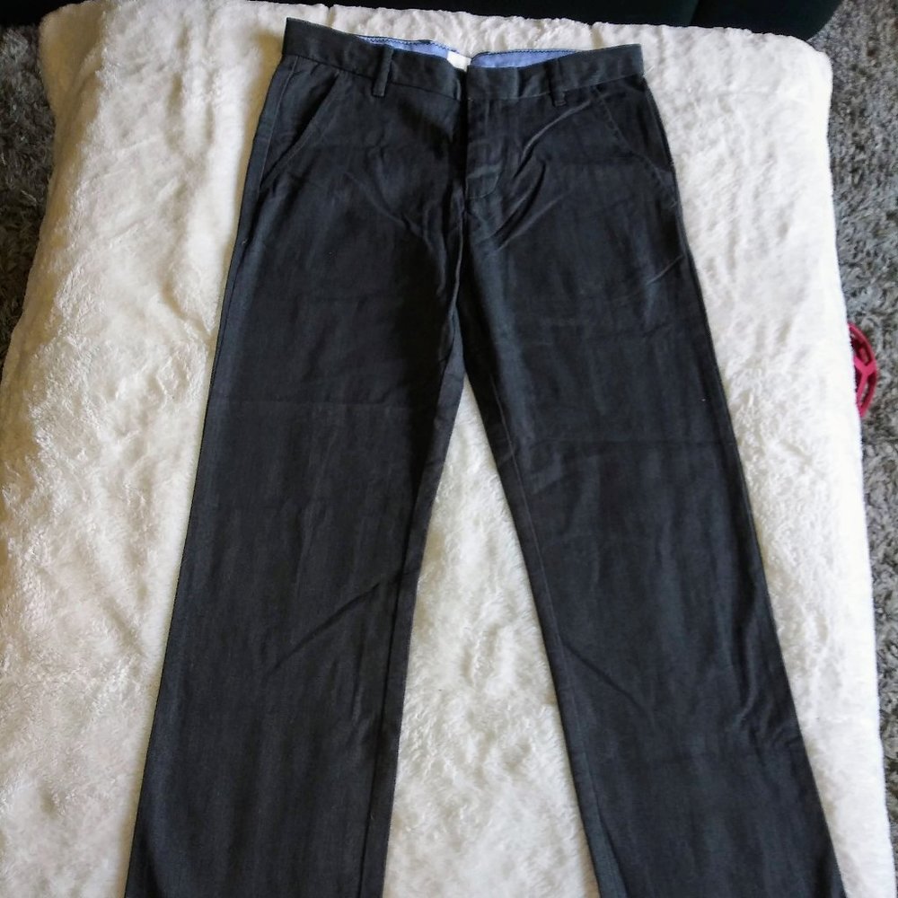 New GAP Boys Gray Dress Pants Size 14 Regular